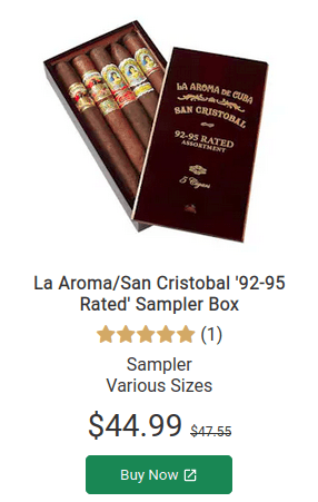 La Aroma/San Cristobal '92-95 Rated' Sampler Box