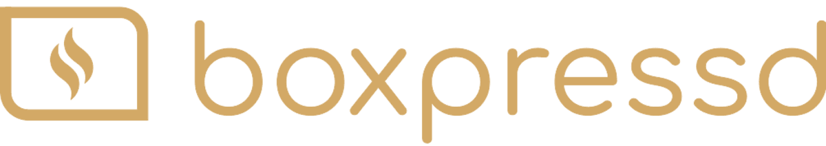 Gold Boxpressd wordmark