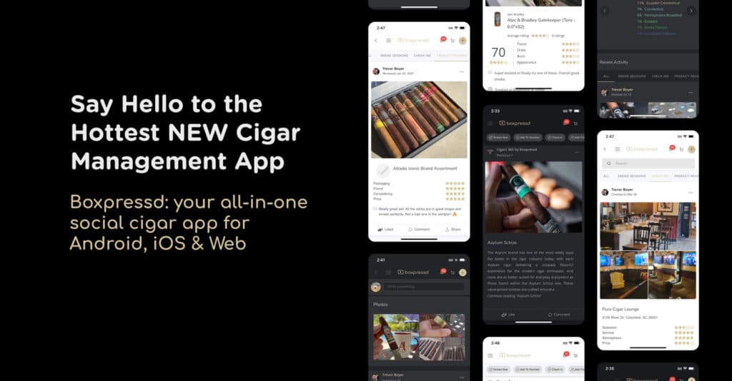 Boxpressd Cigar App