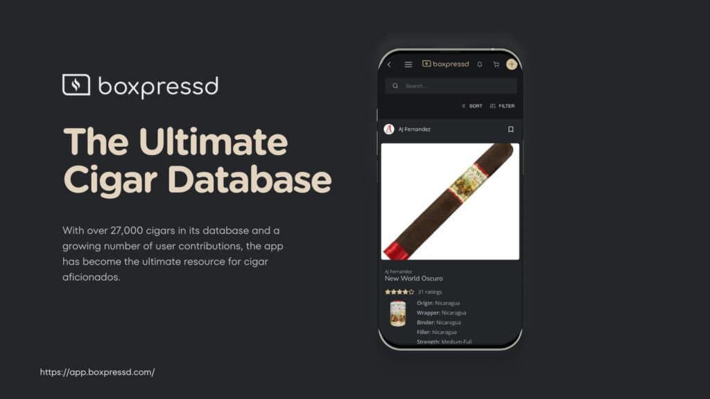 Boxpressd Cigar App: The Ultimate Database for Cigar Enthusiasts